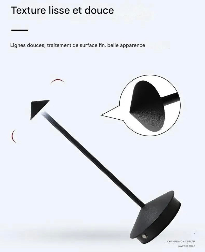 Lampe portable variateur tactile intégré