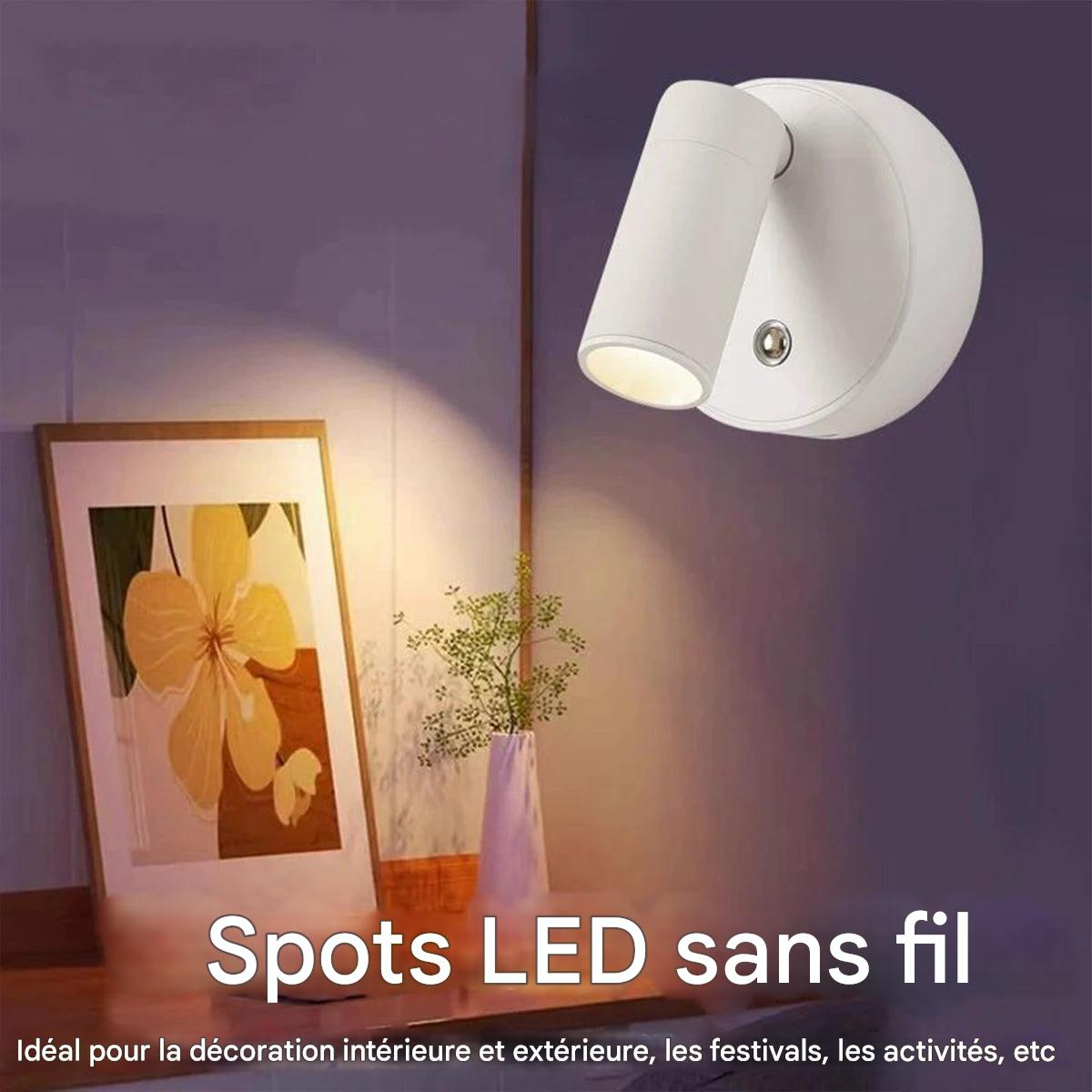 Wall Lamp : Applique murale sans fil à base magnétique, lampe LED tactile, rechargeable par USB, éclairage d'intérieur à intensité variable, décoration d'ambiance.