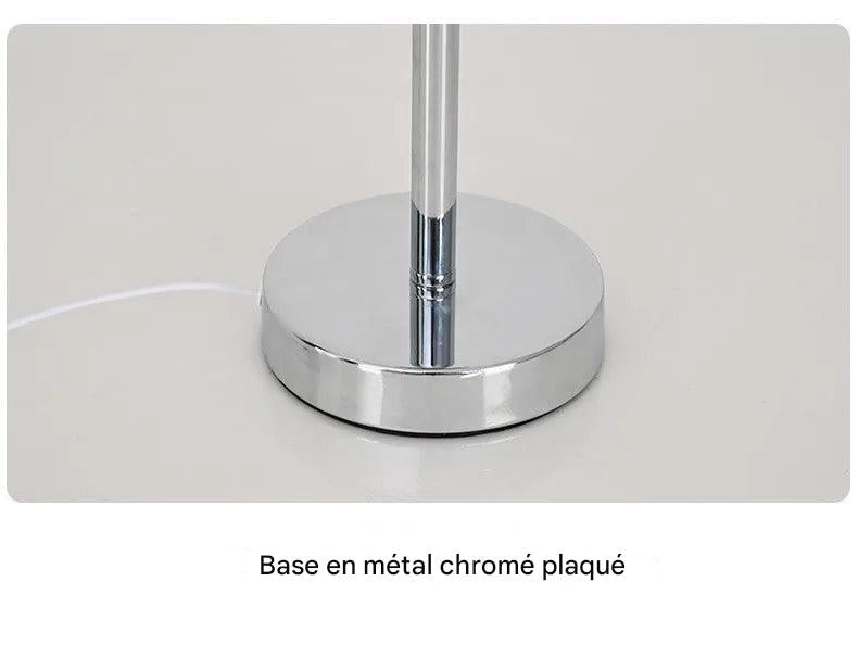 Lampe de table design doux verre - ambiance chaleureuse chambre cocooning