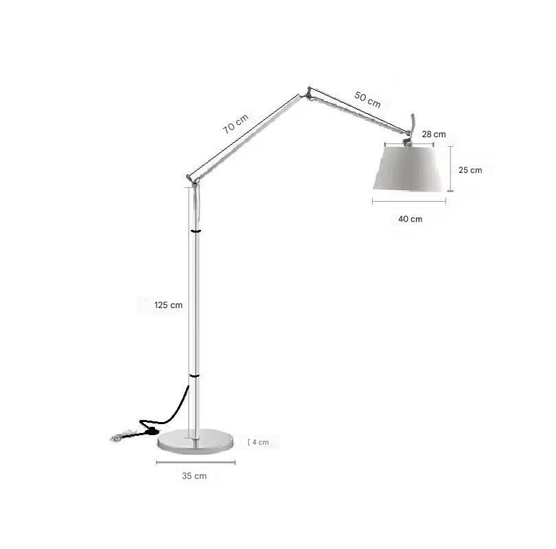 Lampe sur pied contemporaine coréenne - éclairage fonctionnel chambre moderne raffinée - détails