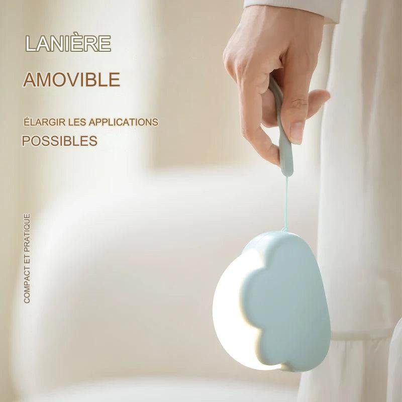 Cloudy Led : Nuage veilleuse Mini USB sans fil Adorable nuage forme LED veilleuse pour chambre bébé enfants cadeau créatif - myledly