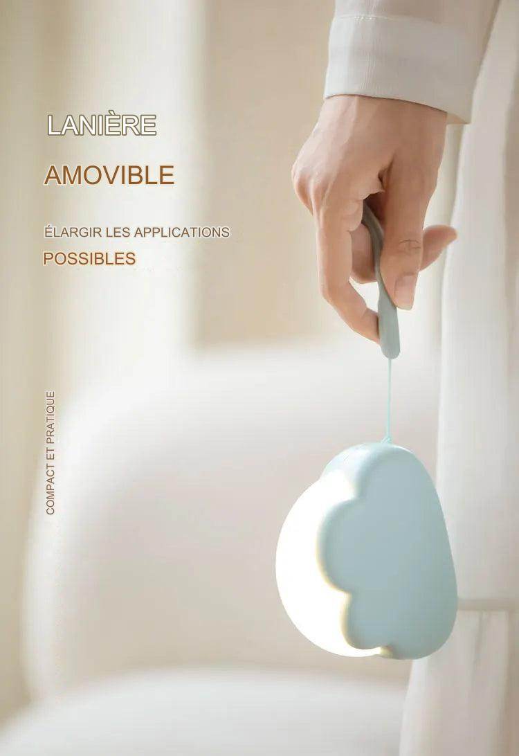 Cloudy Led : Nuage veilleuse Mini USB sans fil Adorable nuage forme LED veilleuse pour chambre bébé enfants cadeau créatif - myledly