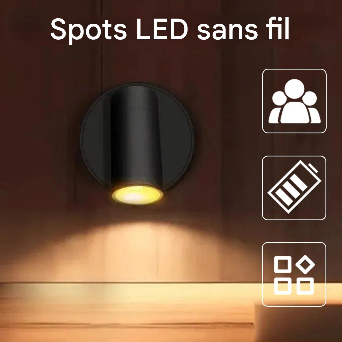 Wall Lamp : Applique murale sans fil à base magnétique, lampe LED tactile, rechargeable par USB, éclairage d'intérieur à intensité variable, décoration d'ambiance.
