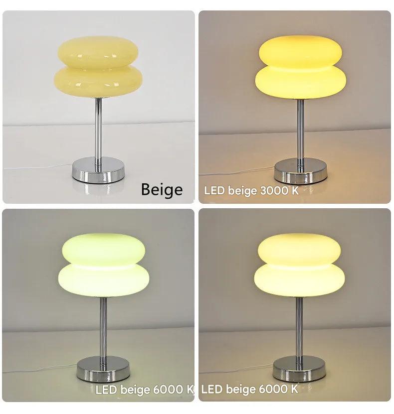 Lampe de table macaron design - éclairage modulable chambre bureau