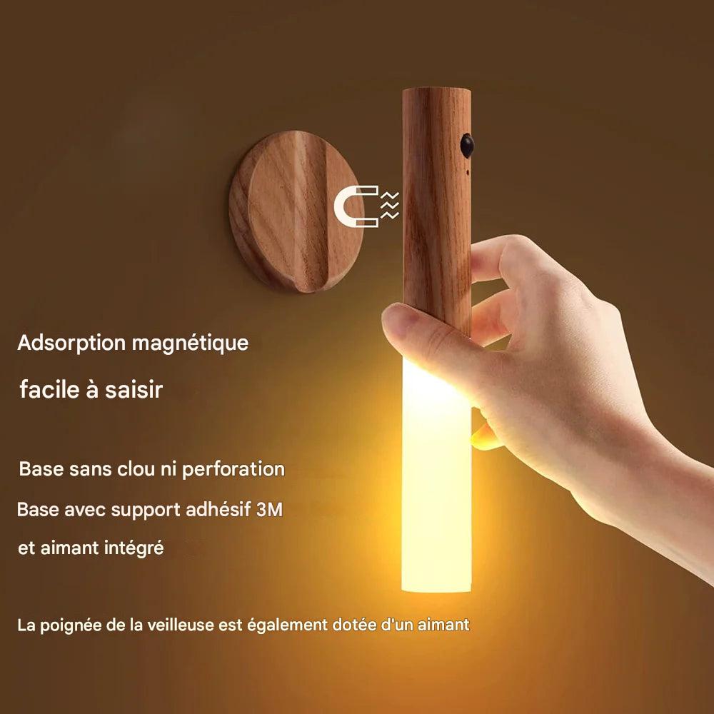sticklight avec absorption magnétique et facile à saisir : sans clous ni perforation.