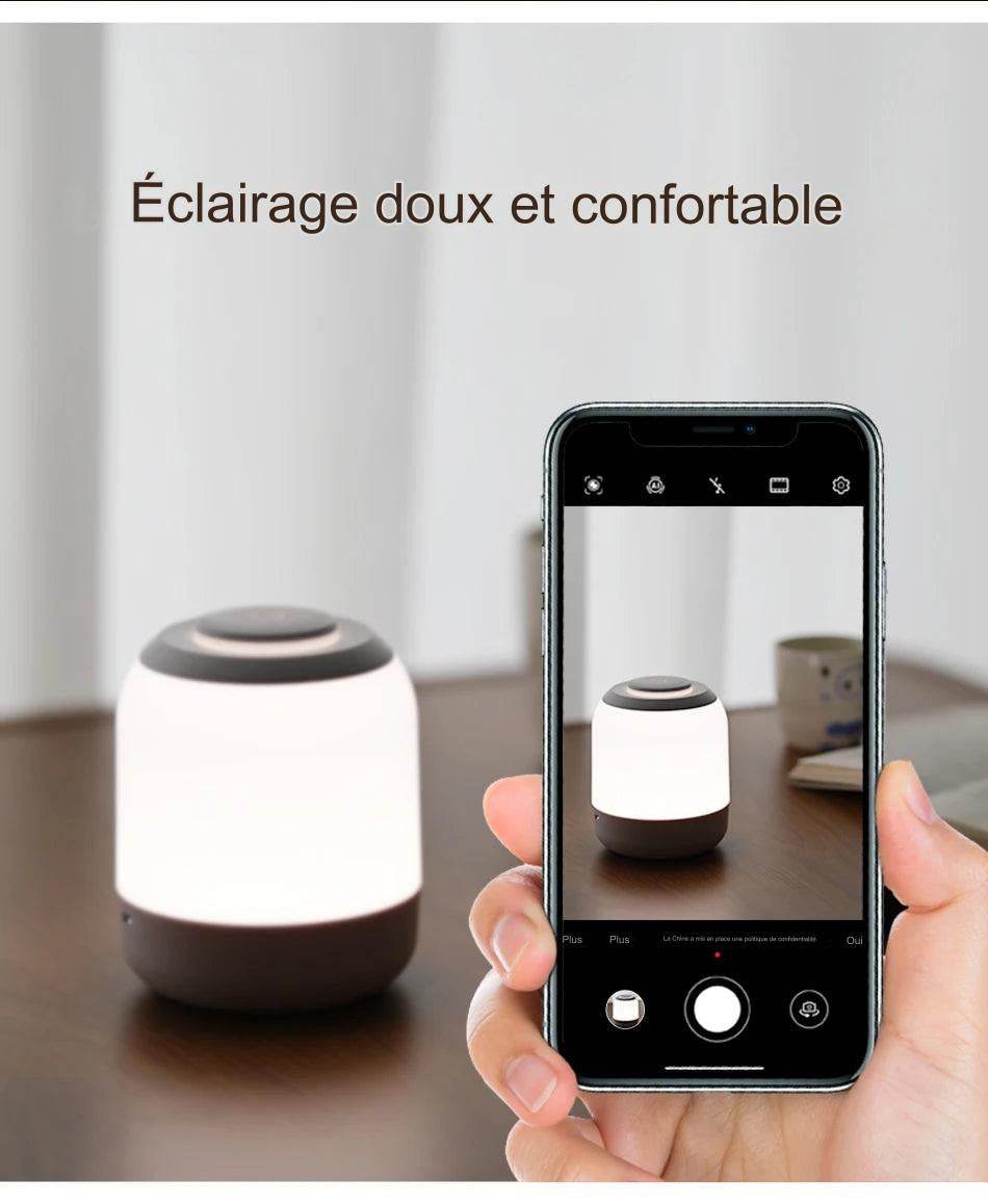 Night Led : Lampe de table LED avec capteur tactile, 3 couleurs réglables, rechargeable par USB, lampe de chevet portable, lampe de bureau pour enfant, cadeau pour bébé - myledly