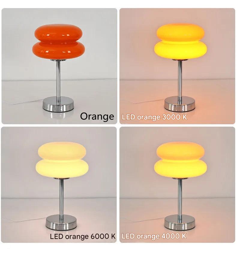 Lampe chevet macaron tactile - vue d'ensemble coloris harmonieux décoration