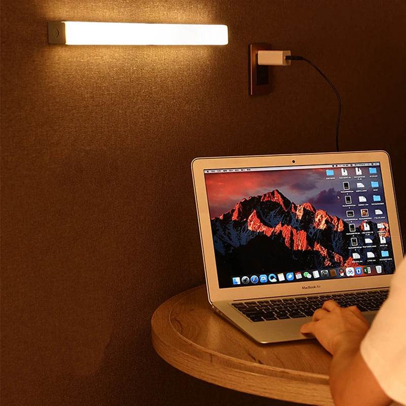 Motion Led : Capteur de mouvement lumière sans fil LED veilleuses chambre décor détecteur de lumière mur lampe décorative escalier placard chambre allée lumière - myledly