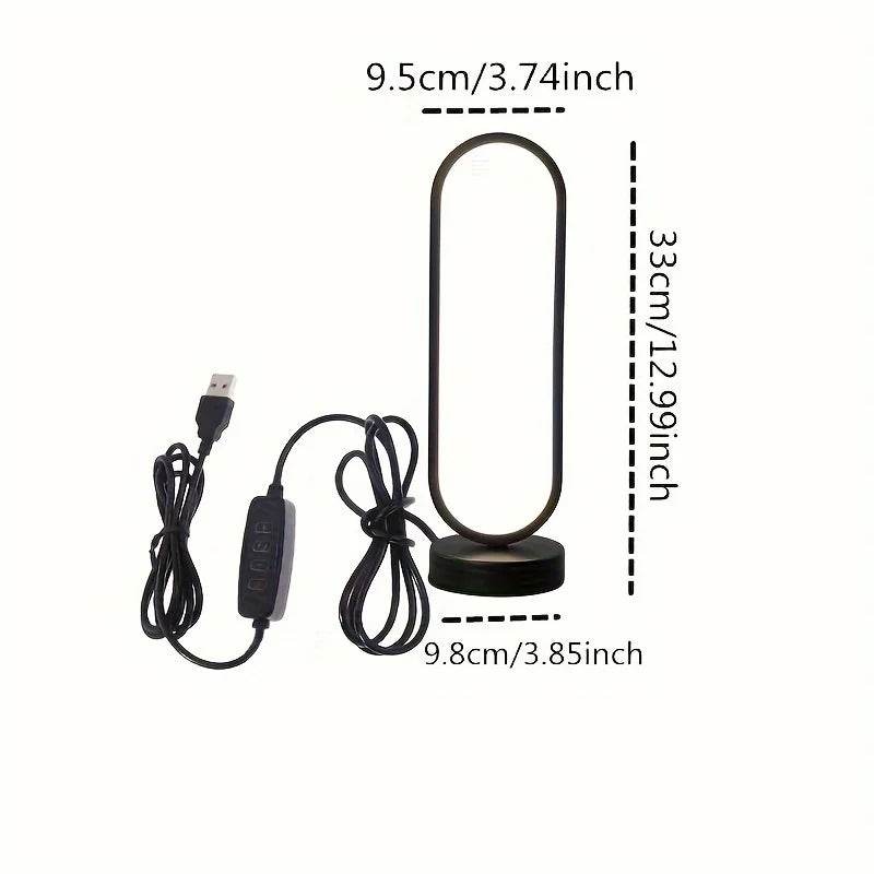 Ring Led : lampe chambre anneau lampe salon trois couleurs gradation lampe de chevet LED veilleuse - myledly