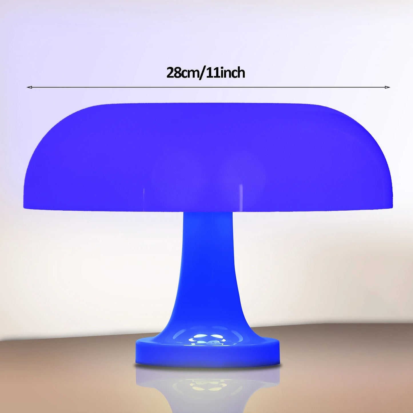 Lampe champignon bohème bleue Bohemushroom 25cm - luminaire décoratif LED