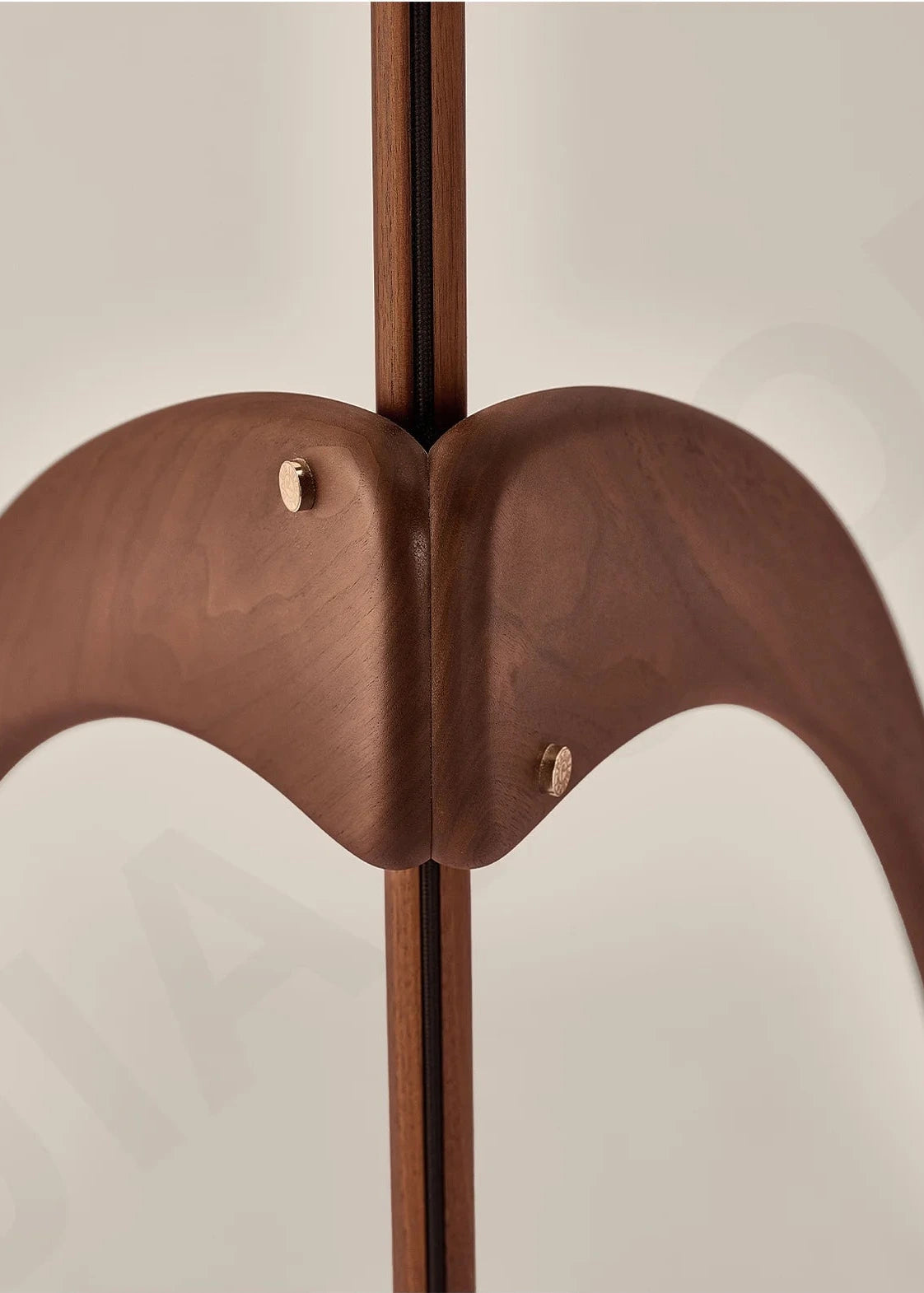 Lampe sur pied design chinois - détail tissage artisanal traditionnel
