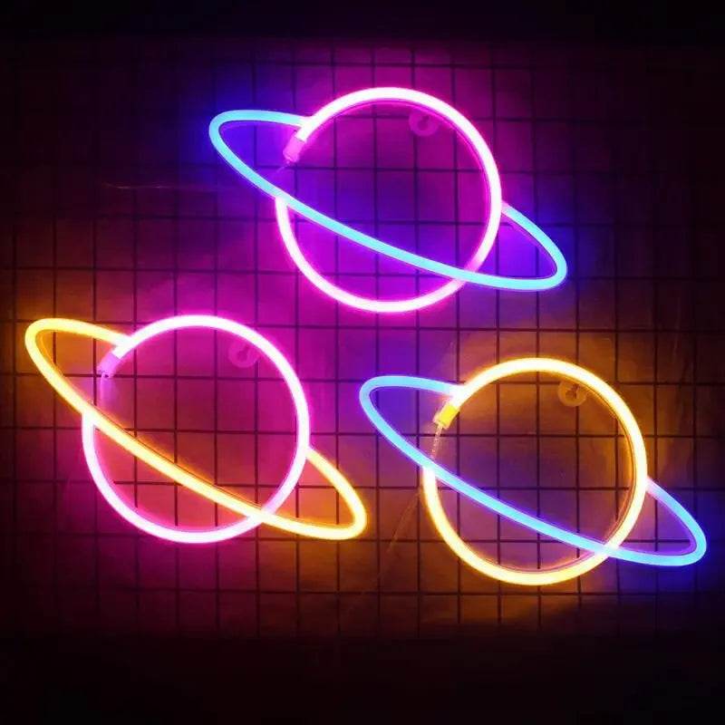 LED Neon Alien Décoration Murale De Chambre ou Bureau - myledly