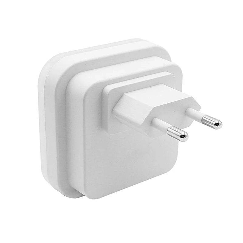 Square Led : Sans fil LED veilleuse capteur éclairage Mini prise ue veilleuses lampe pour chambre d'enfants chambre décoration éclairage - myledly