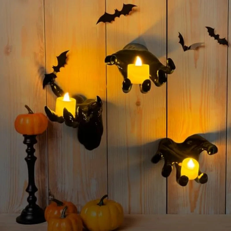 Mains gothiques murales - décoration Halloween horror taille réelle