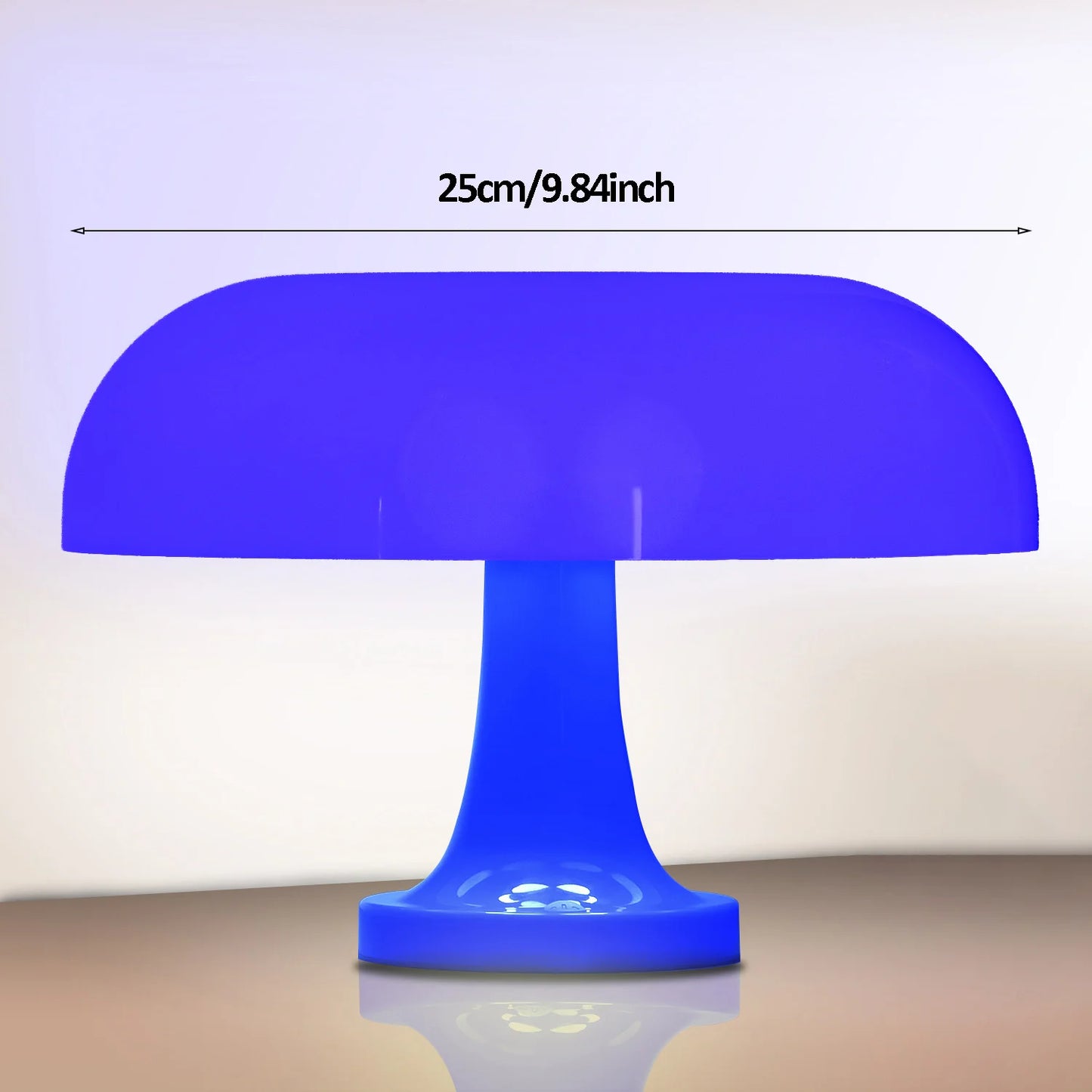 Lampe champignon bohème bleue Bohemushroom 25cm - luminaire décoratif LED