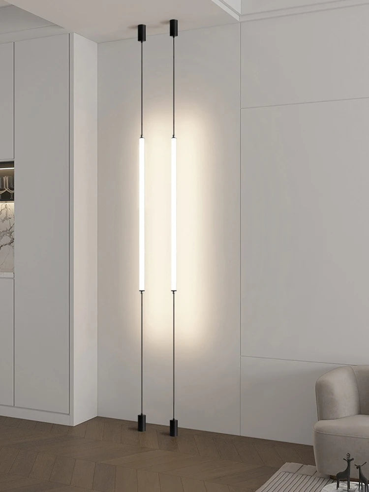 Lampadaire minimaliste aluminium - lampadaire LED cylindrique bidirectionnel