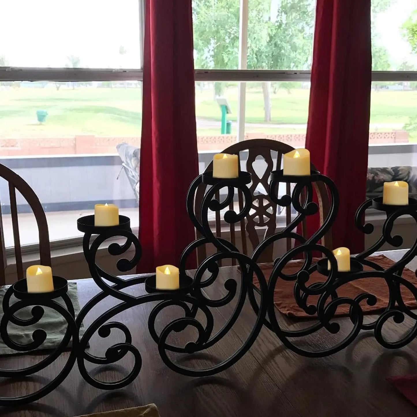 Bougies chauffe-plat LED - lumière blanc chaud effet bougie réaliste
