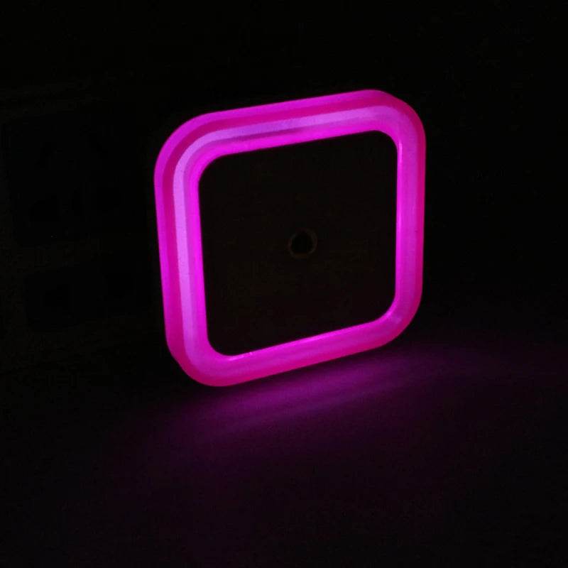 Square Led : Sans fil LED veilleuse capteur éclairage Mini prise ue veilleuses lampe pour chambre d'enfants chambre décoration éclairage - myledly