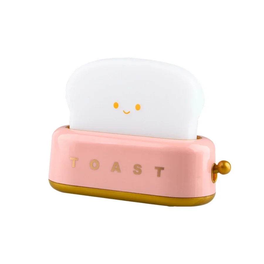 Toasty Led : lumière grille-pain veilleuse créative lampe à LED rechargeable chambre pour cadeau d'anniversaire - myledly
