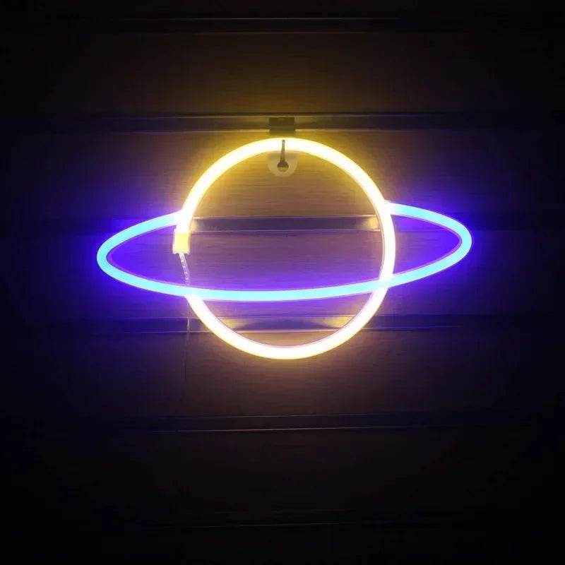 LED Neon Alien Décoration Murale De Chambre ou Bureau - myledly