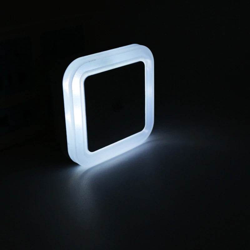 Square Led : Sans fil LED veilleuse capteur éclairage Mini prise ue veilleuses lampe pour chambre d'enfants chambre décoration éclairage - myledly