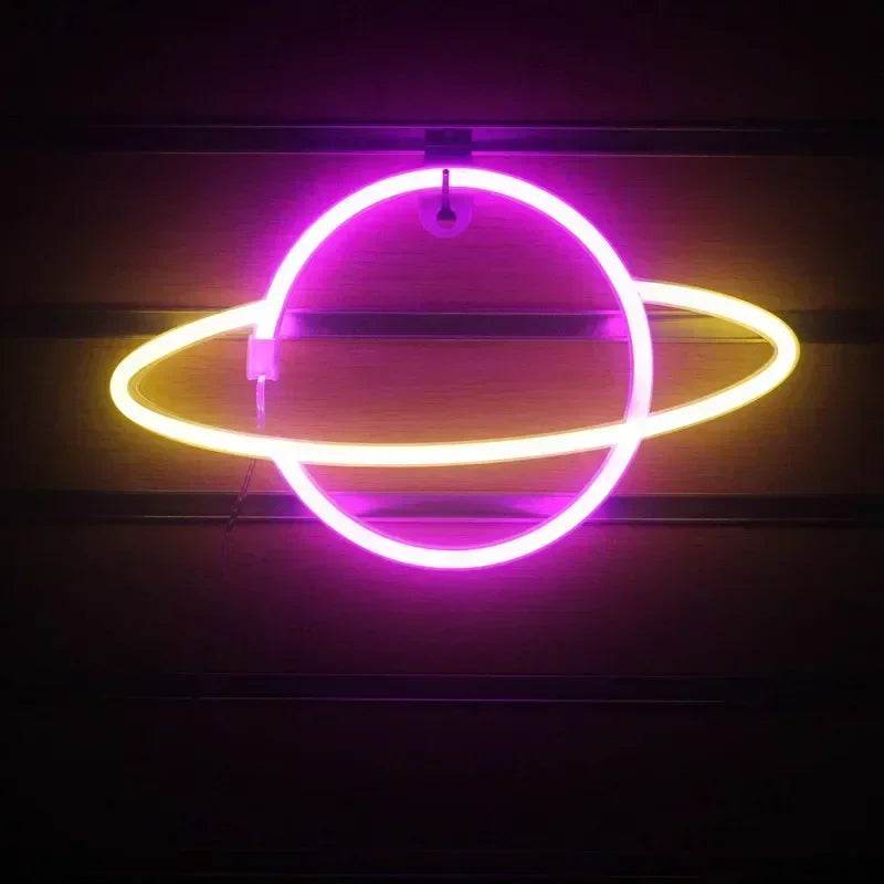 LED Neon Alien Décoration Murale De Chambre ou Bureau - myledly
