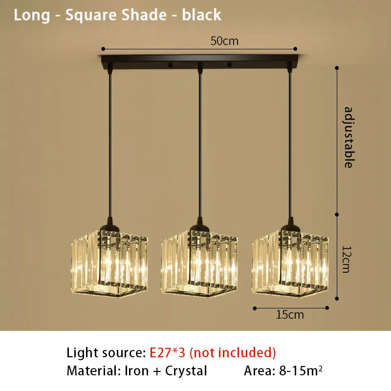 Suspension Luxkristall cristal - lustre moderne luxe salle à manger