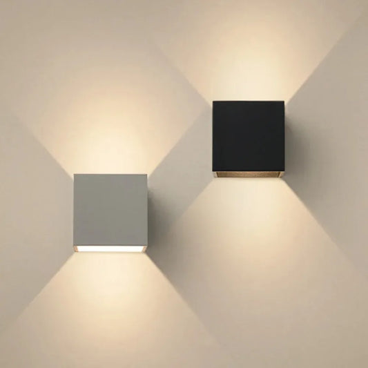 Applique LED Wooden Form éclairage décoratif chambre - Lampe murale design contemporain tactile