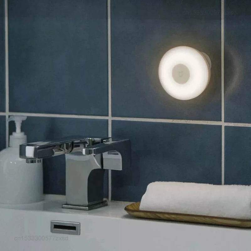 Magneto Led : Veilleuse À Capteur de mouvement Luminosité réglable Capteur de lumière humaine intelligent Lampe de nuit Chambre Salon - myledly