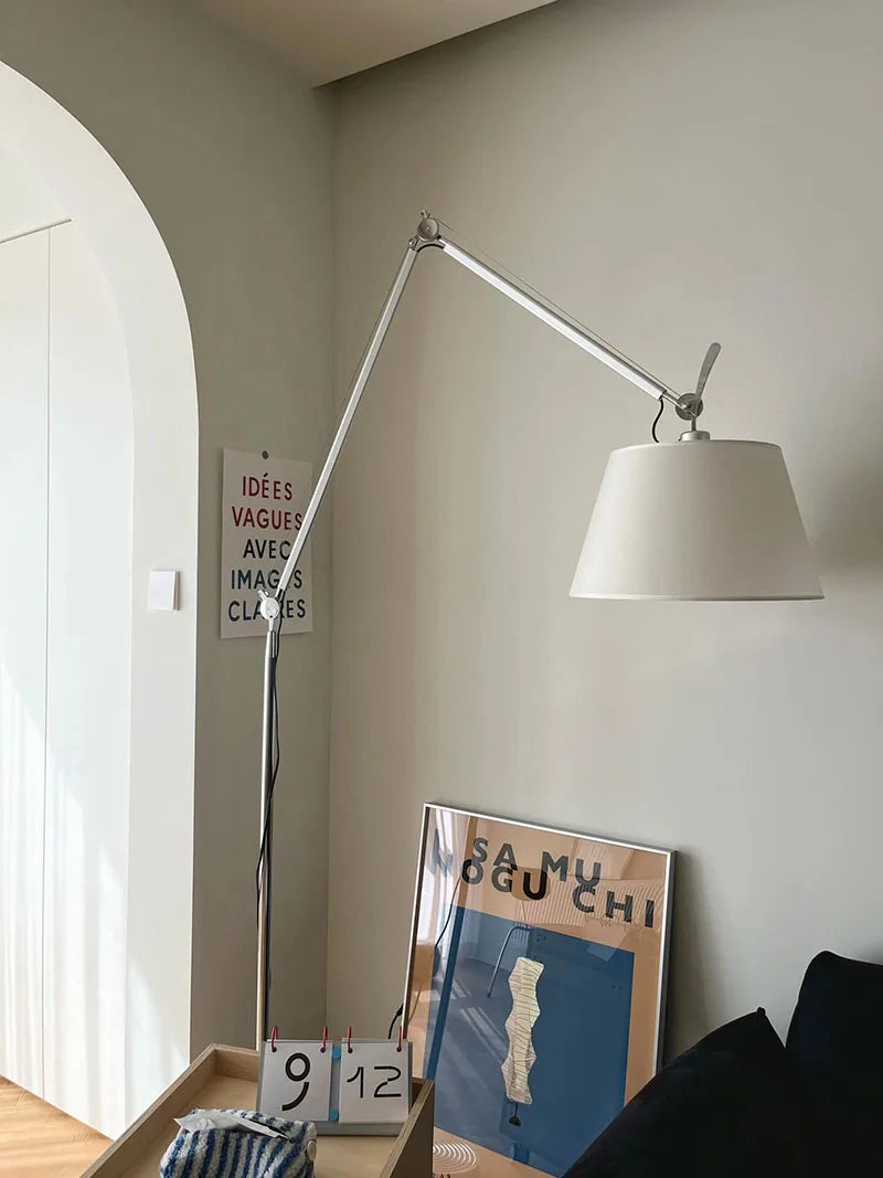 Lampadaire minimaliste coréen - ambiance cosy coin lecture relaxante