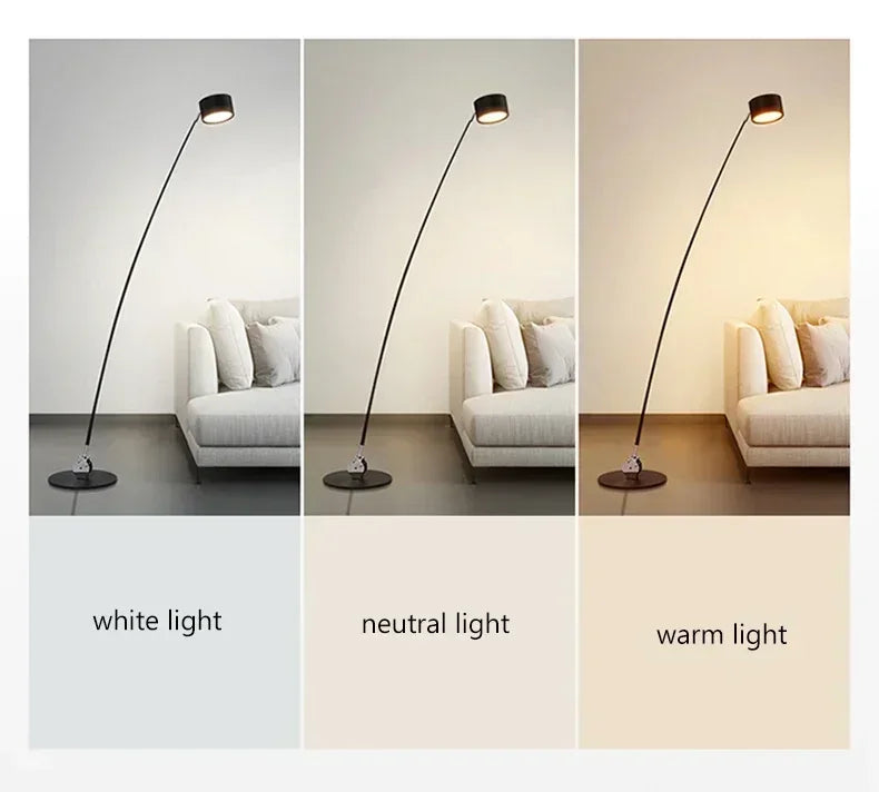 Lampadaire design industriel spot - éclairage accentuation salon loft