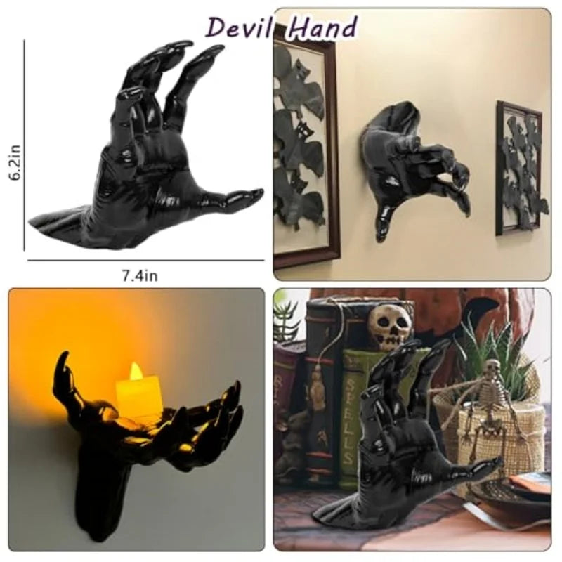 Mains gothiques murales - décoration Halloween horror taille réelle
