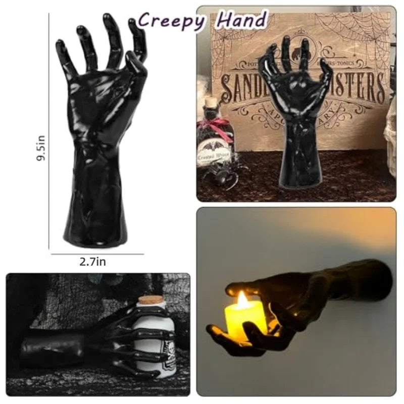 Mains gothiques murales - décoration Halloween horror taille réelle