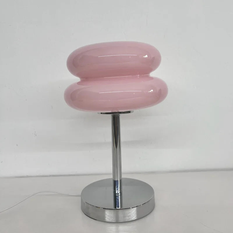 Lampe chevet macaron blanc pastel - éclairage protection oculaire confortable