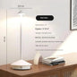 Lampe portable variateur tactile intégré - détail blanc