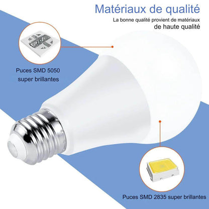 LED BULB : RGB 5W 10W 15W RGBWW, 110V, lampe LED RGBW colorée modifiable avec télécommande IR - myledly