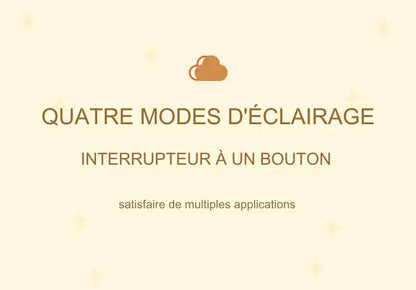 Cloudy Led : Nuage veilleuse Mini USB sans fil Adorable nuage forme LED veilleuse pour chambre bébé enfants cadeau créatif - myledly