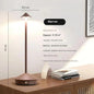 Lampe portable variateur tactile intégré - détail marron