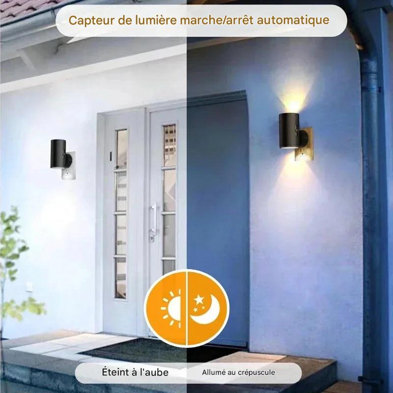 Plug Lamp : Veilleuse LED à brancher avec capteur du crépuscule à l'aube, luminosité réglable, intensité variable, pour cuisine, couloir, chambre à coucher, escaliers