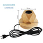  Base lampe Holzsockel bois - base moderne rétro E27