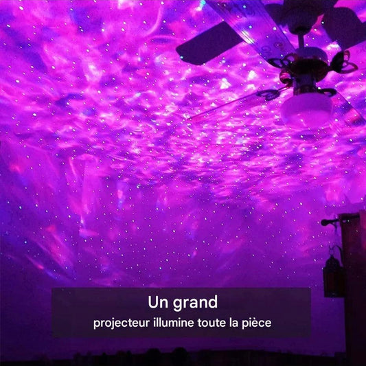 Nebula Dream : Projecteur LED de galaxie étoilée, veilleuse, cadeau pour enfant, lecteur de musique USB Bluetooth, veilleuse colorée