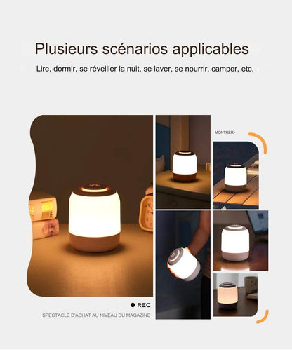 Night Led : Lampe de table LED avec capteur tactile, 3 couleurs réglables, rechargeable par USB, lampe de chevet portable, lampe de bureau pour enfant, cadeau pour bébé - myledly