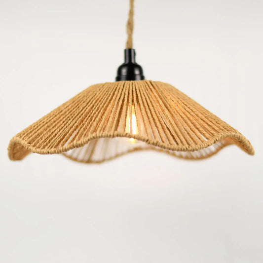 Abat-jour Corde tressée main - abat-jour moderne tissé décoratif