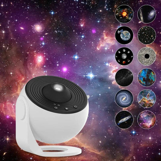 Cosmos projector : Veilleuse galaxie projecteur ciel étoilé projecteur 360 ° rotation planétarium lampe pour enfants chambre saint valentin cadeau mariage déco - myledly