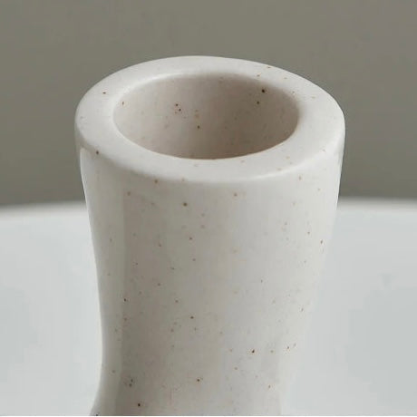 Bougeoir Céramique artisanal - bougeoir moderne décoratif élégant
