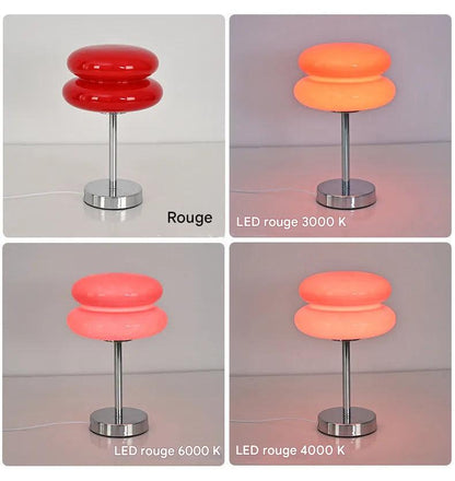 Lampe de table verre design doux - éclairage protection oculaire qualité