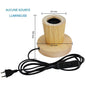  Base lampe Holzsockel bois - base moderne rétro E27