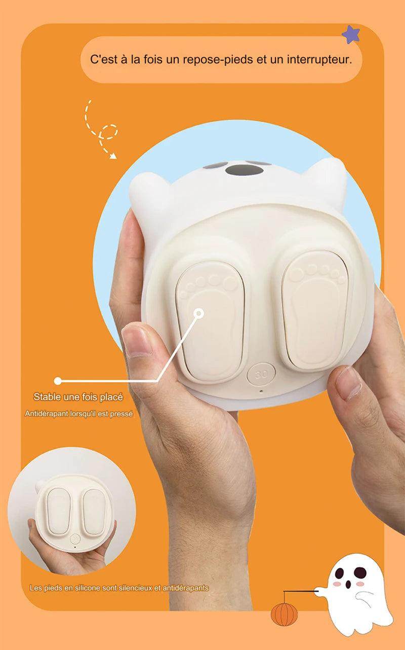 Boo Led : veilleuses pour enfants chambre mignon Boo fantôme Silicone lampe capteur tactile réglable enfant vacances cadeau Rechargeable - myledly
