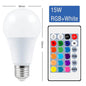 LED BULB : RGB 5W 10W 15W RGBWW, 110V, lampe LED RGBW colorée modifiable avec télécommande IR - myledly