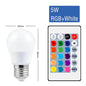 LED BULB : RGB 5W 10W 15W RGBWW, 110V, lampe LED RGBW colorée modifiable avec télécommande IR - myledly